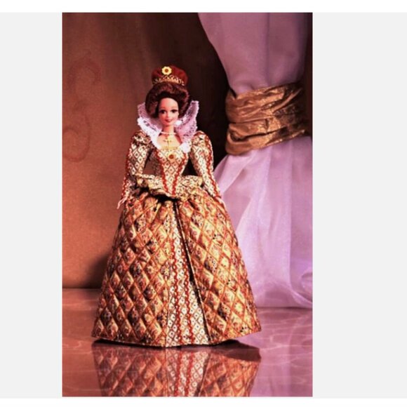 NIB Barbie Elizabethan Queen Barbie Doll The Great Eras Collection 1994 Mattel - Picture 2 of 3
